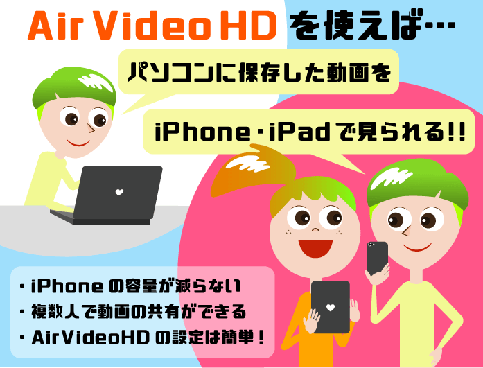 動画視聴アプリAir Video HDの使い方